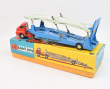 Corgi toys 1101 Bedford 'Carrimore' Transporter Very Near Mint/Boxed (Rare black letter decals)