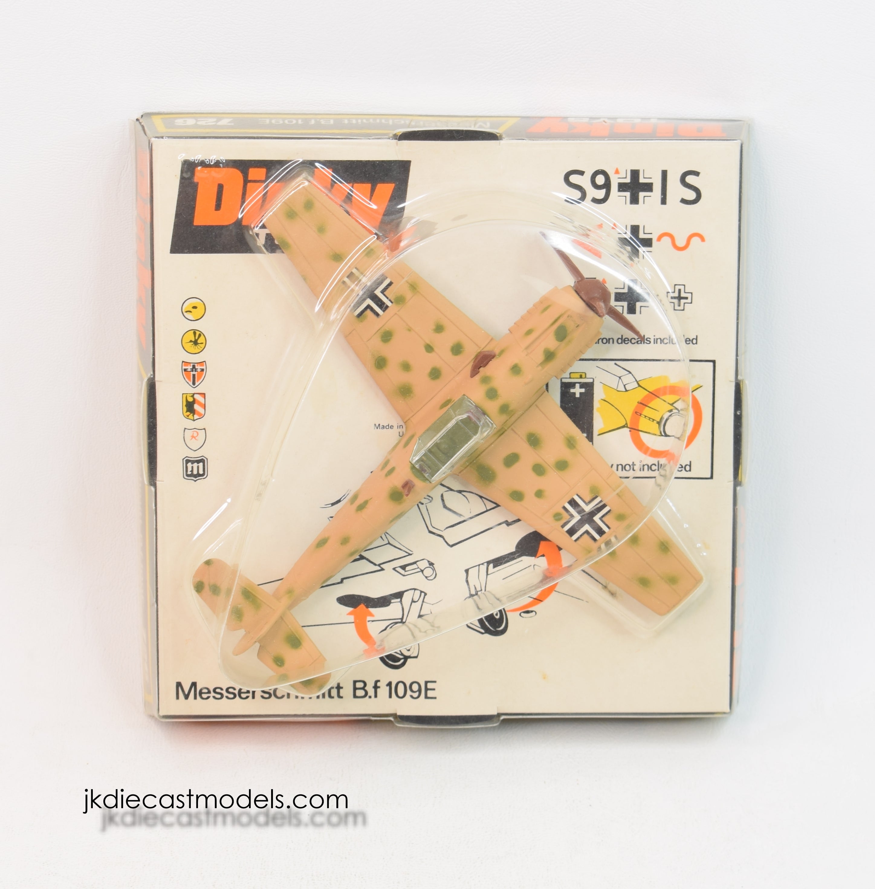 Dinky 726 Messerschmitt BF109E, Excellent In Good Original Box | DB - Foto 2