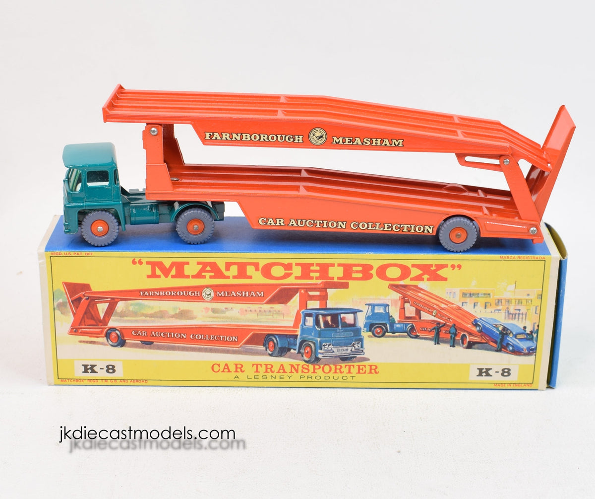 Matchbox King Size K-8 Car Transporter Virtually Mint/Lovely box
