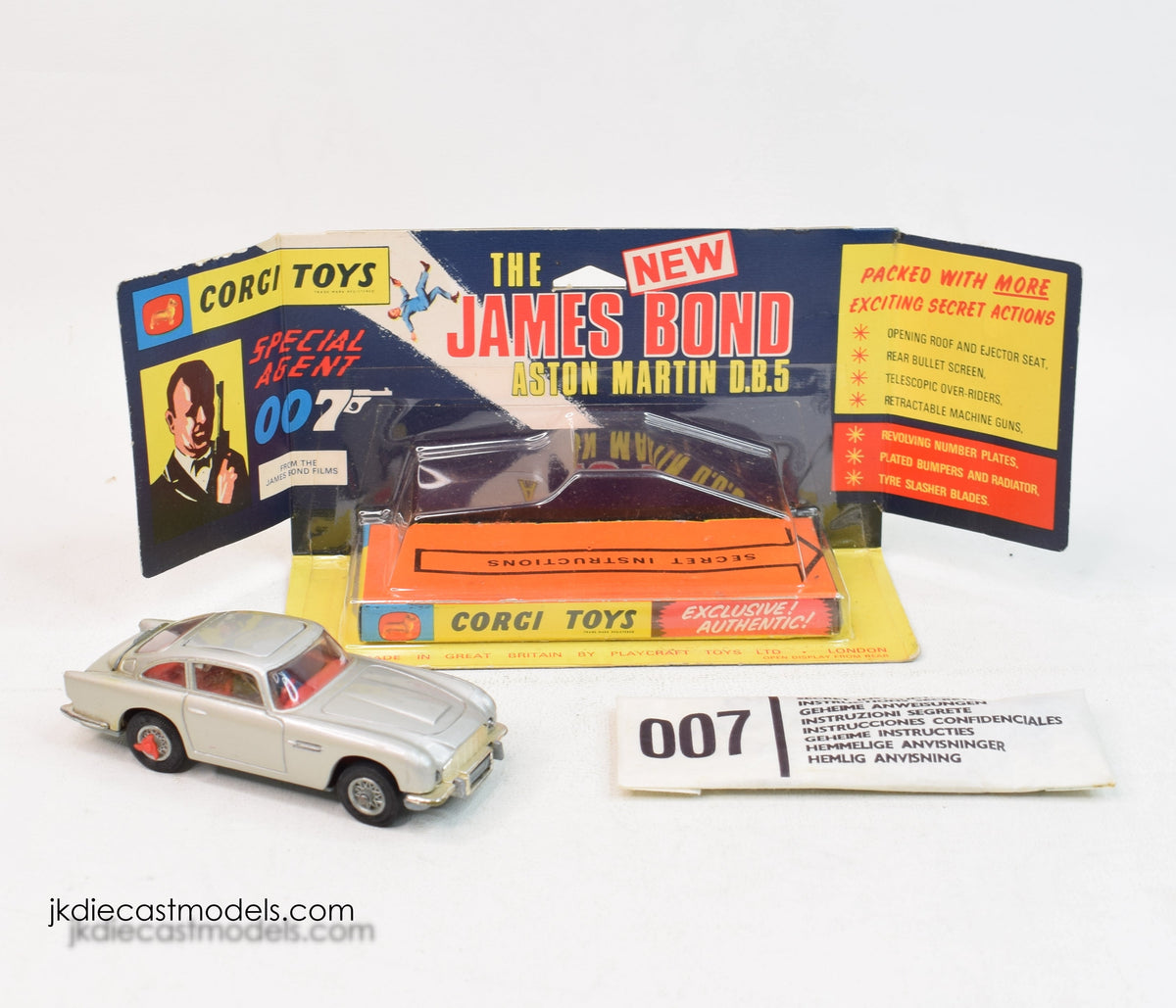 Corgi Toys 270 James Bond D.B.5 Virtually Mint/Boxed