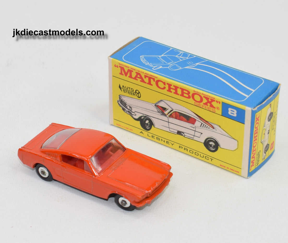 Matchbox 8 Ford Mustang Virtually Mint/Lovely box
