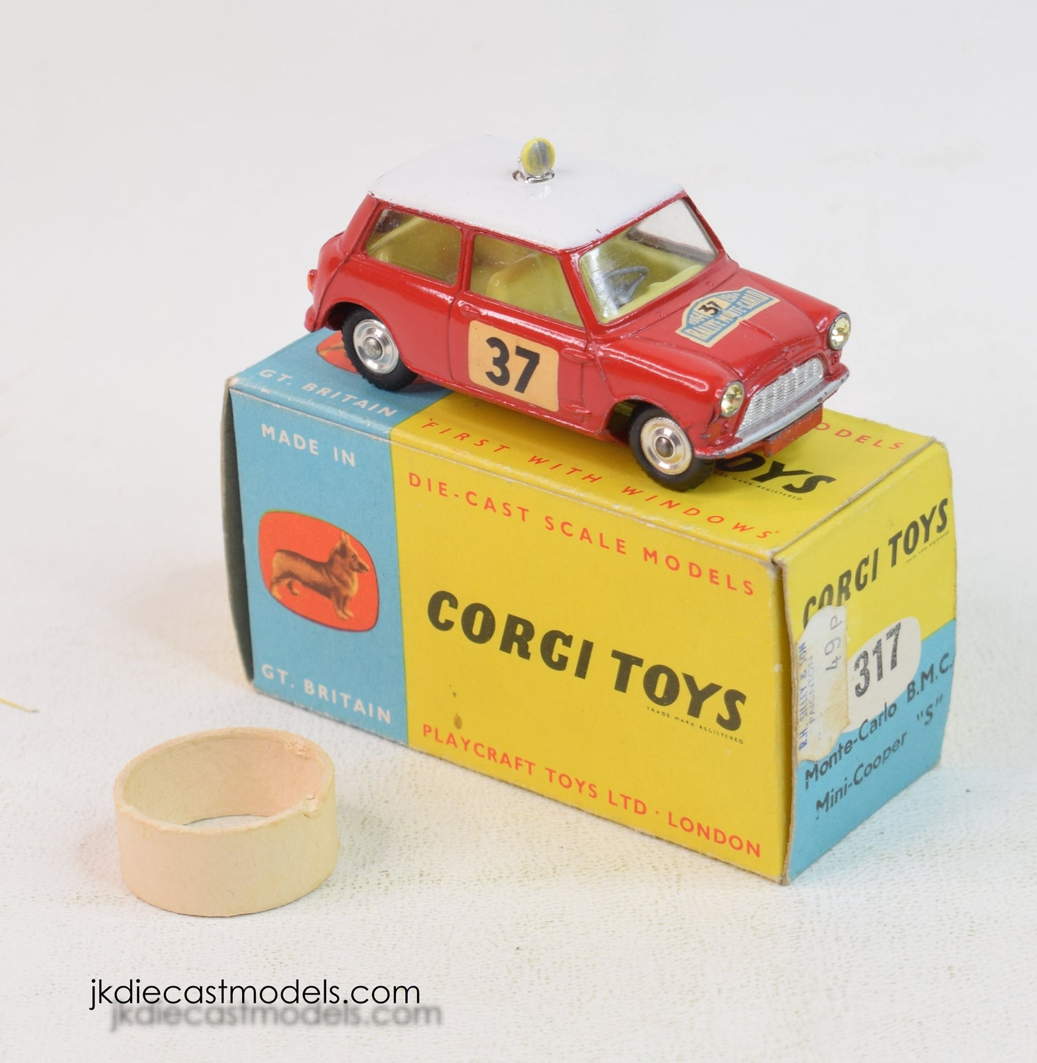 Corgi toys 317 Mini Cooper 'S' Monte Carlo '64 Very Near Mint/Boxed