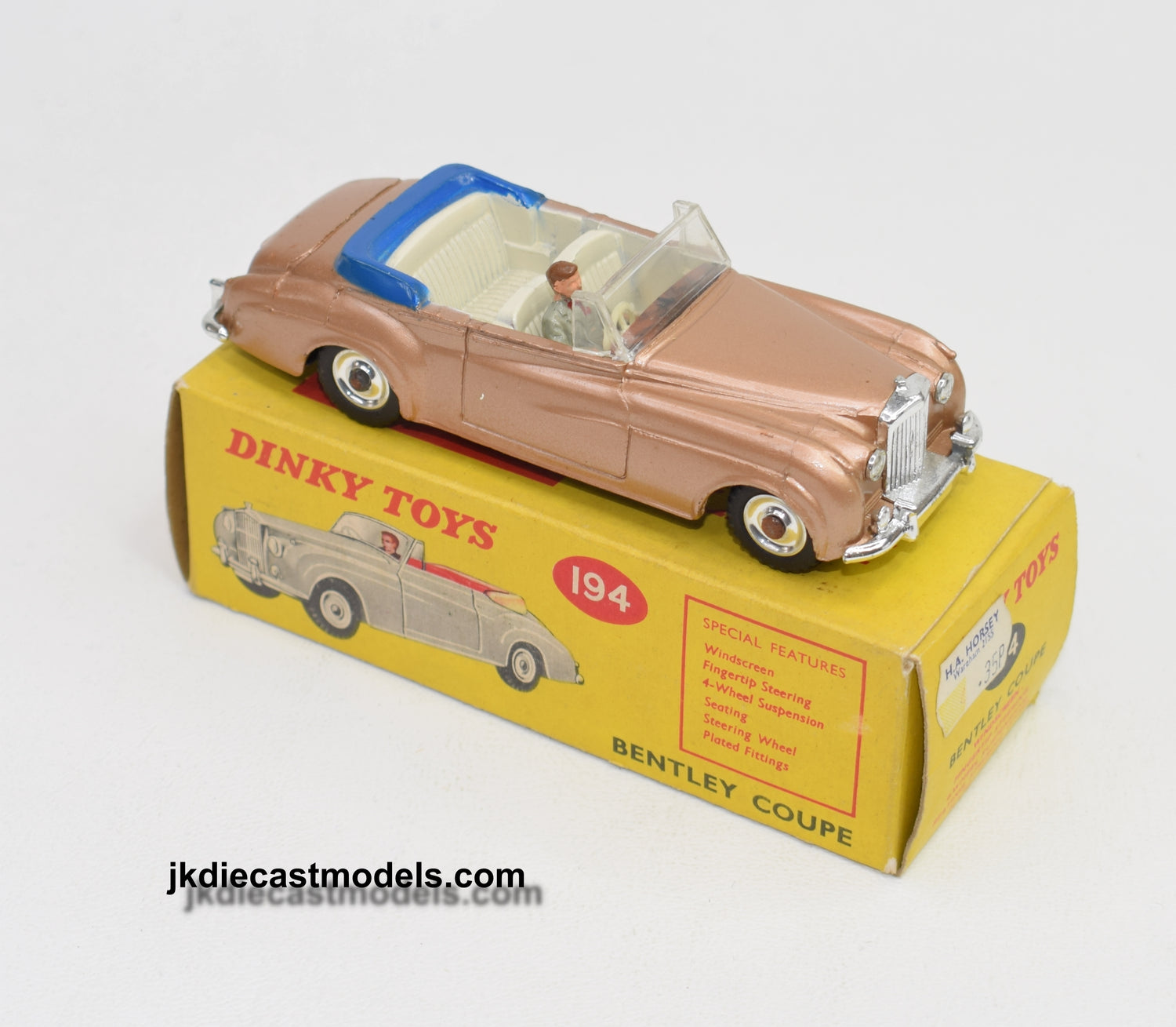 Dinky Toys 194 Bentley Coupe Virtually Mint/Boxed