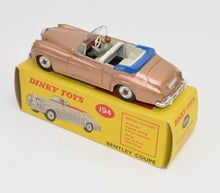 Dinky Toys 194 Bentley Coupe Virtually Mint/Boxed