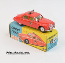 Corgi toys 213s 2.4 Jaguar Fire Car Virtually Mint/Nice box