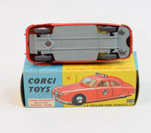 Corgi toys 213s 2.4 Jaguar Fire Car Virtually Mint/Nice box