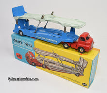 Corgi toys 1101 Bedford 'Carrimore' Transporter Very Near Mint/Boxed (Satin red cab)