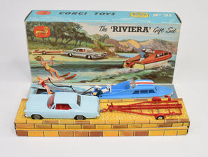 Corgi toys Gift set 31 Riviera Virtually Mint/Boxed