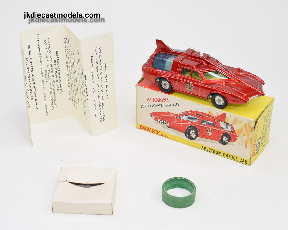 Dinky toys 103 Spectrum Patrol Car Virtually Mint/Boxed 'Ipswich' Collection
