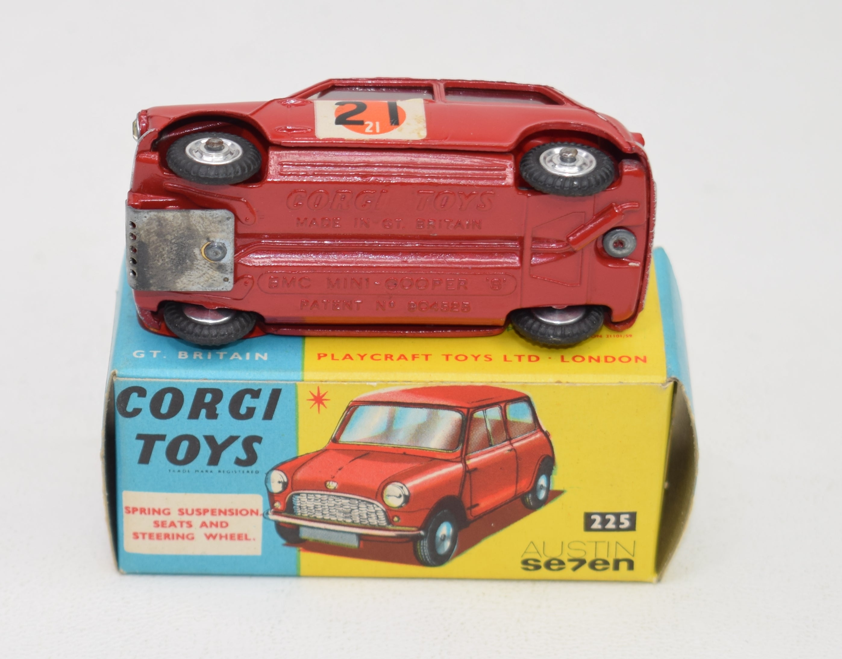 Corgi toys 333 Mini Cooper S 'Sun R.A.C Rally' Virtually Mint/Stunning – JK  DIE-CAST MODELS