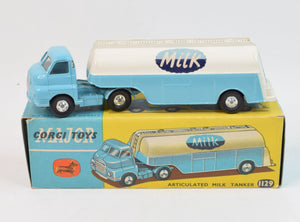 Corgi toys 1129 'Milk' Tanker Very Near Mint/Boxed