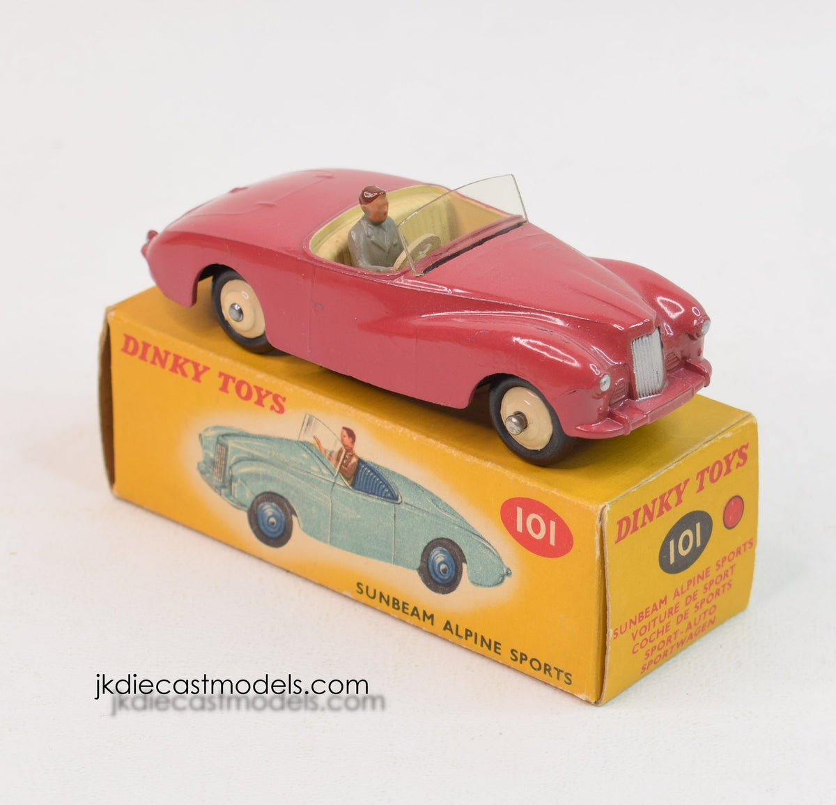 Dinky toys 101 Sunbeam Alpine Virtually Mint/Boxed 'Dinky sports car' Collection