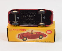 Dinky toys 101 Sunbeam Alpine Virtually Mint/Boxed 'Dinky sports car' Collection
