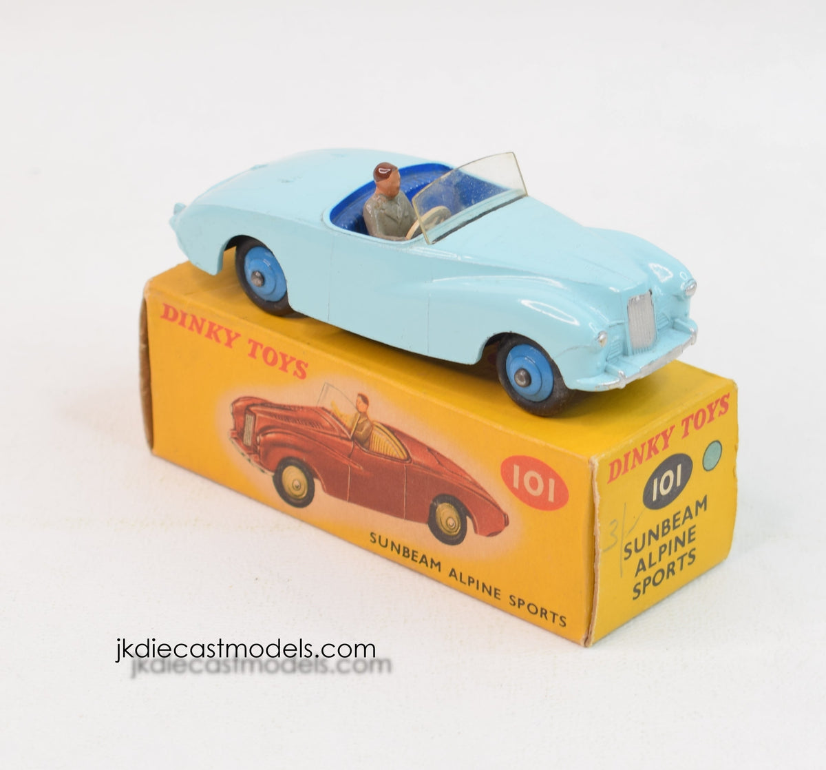Dinky toys 101 Sunbeam Alpine Virtually Mint/Boxed 'Dinky sports car' Collection