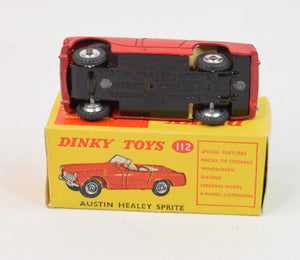 Dinky Toys 112 Austin Healy Sprite Virtually Mint/Boxed 'Dinky sports car' Collection