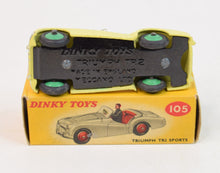 Dinky toys 105 Triumph Tr2 Very Near Mint/Boxed 'Dinky sports car' Collection