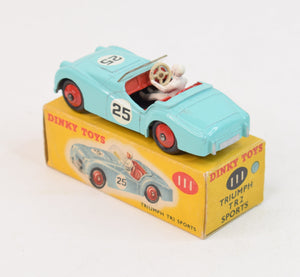 Dinky toys 111 Triumph Tr2 Virtually Mint/Boxed 'Dinky sports car' Collection