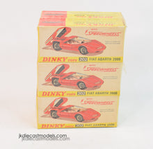 Dinky toy 202 Fiat Abarth Trade wrap of 6 - Mint/Nice wrap