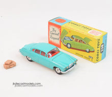 Corgi toys 238 Mark X Jaguar Virtually Mint/Lovely box (Sea green)