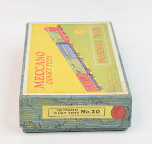 1934/40 Meccano Dinky toys No.20Passanger Train set Virtually Mint/Stunning box