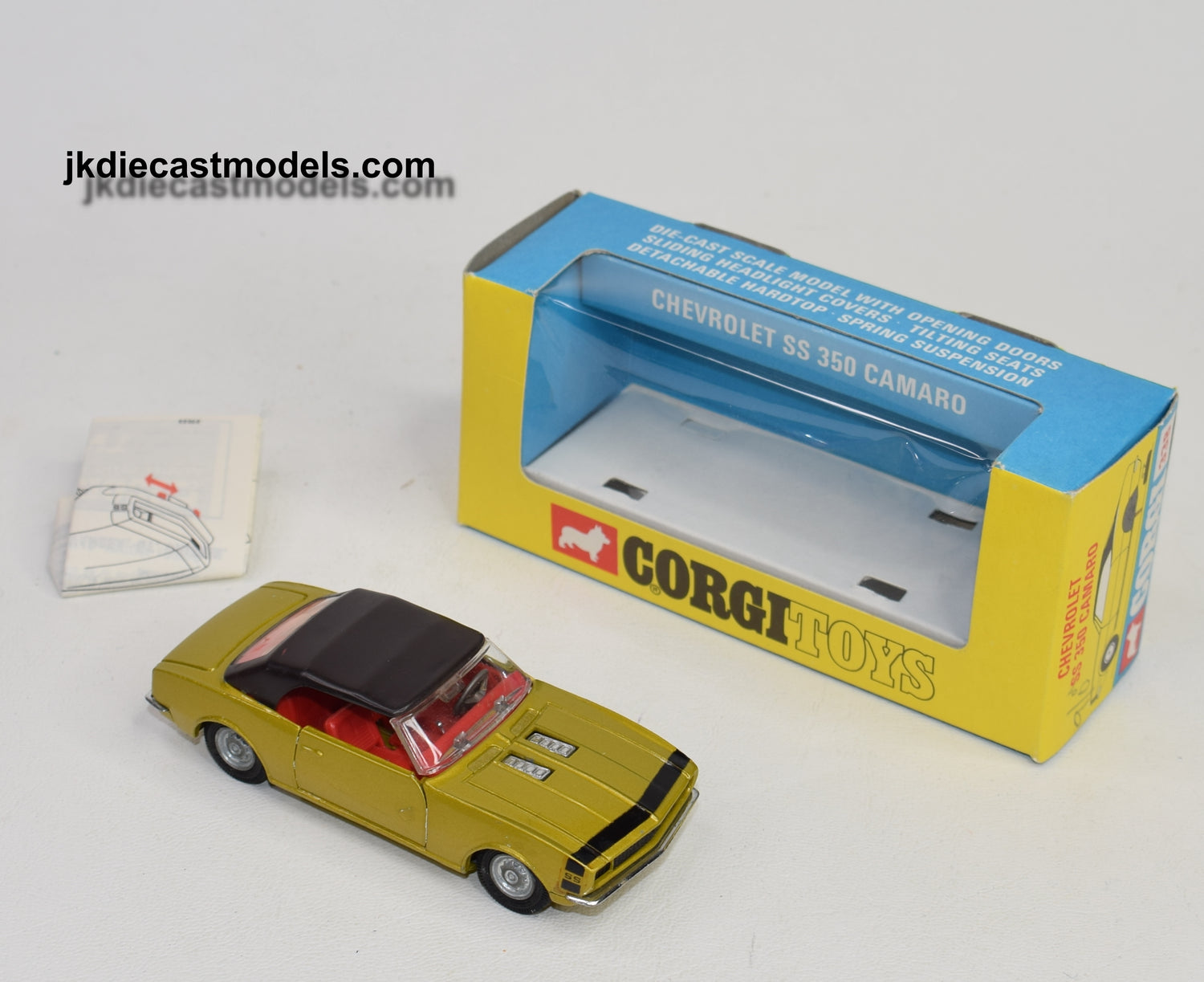 Corgi toys 338 Chevrolet SS 350 Mint/Lovely box