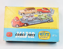 Corgi Toys Gift set 1b Carrimore Transporter with four cars Very Near Mint/Boxed