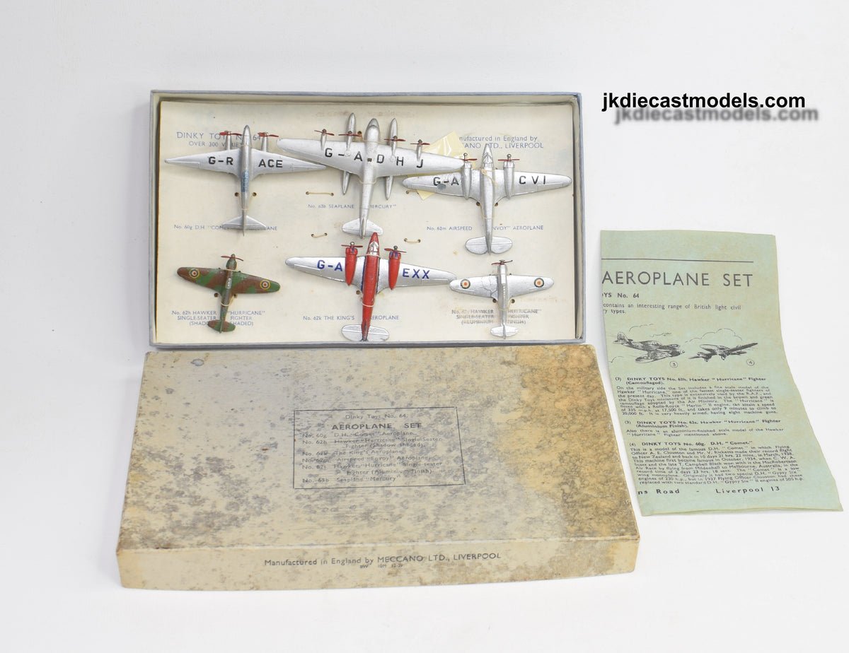 Dinky Toys Gift Set 64 Aeroplane set Very Near Mint/Boxed