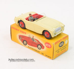 Dinky 103 Austin Healey Civilian Virtually Mint/Boxed 'Dinky sports car' Collection