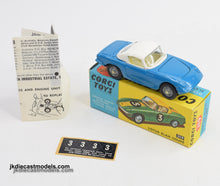 Corgi Toys 319 Lotus Elan Virtually Mint/Lovely box