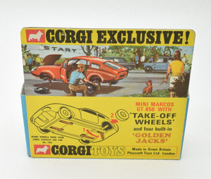 Corgi toys 341 Mini  Marcos Virtually Mint/Boxed