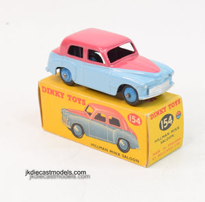 Dinky Toys 154 Hillman Minx Virtually Mint/Boxed 'Hugglescote' Collection