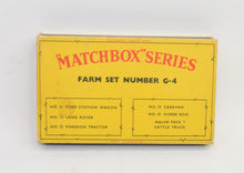 Matchbox G-4 Farm gift set Very Near Mint/Boxed ('B' Box)