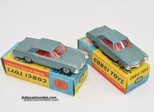 Corgi toys 245 Buick Riviera Virtually Mint/Boxed (Met green with cast hubs)