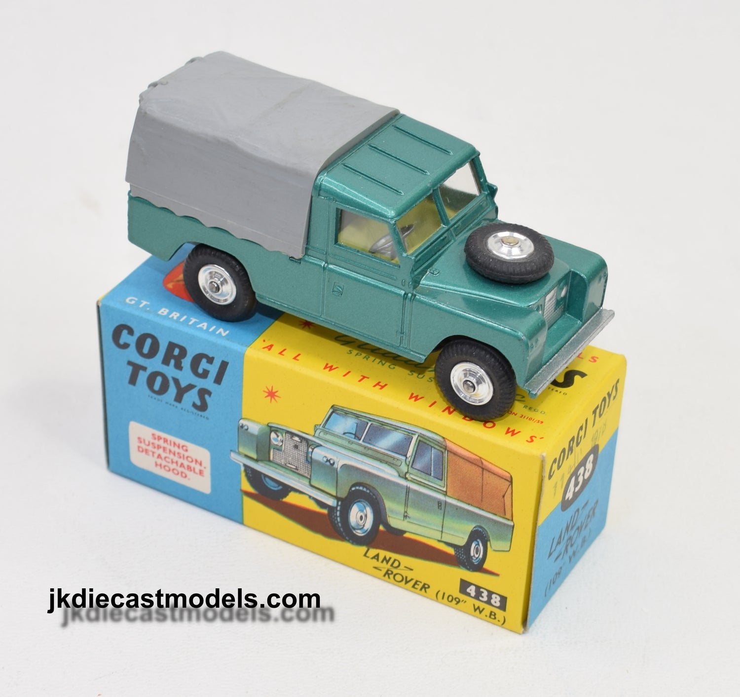 Corgi Toys 438 Land-Rover Virtually Mint/Lovely box