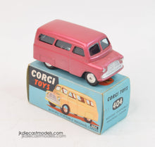 Corgi toys 404 Bedford 'Dormobile' Virtually Mint/Nice box 'Hugglescote' Collection