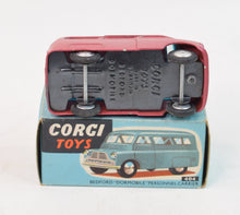 Corgi toys 404 Bedford 'Dormobile' Virtually Mint/Nice box 'Hugglescote' Collection