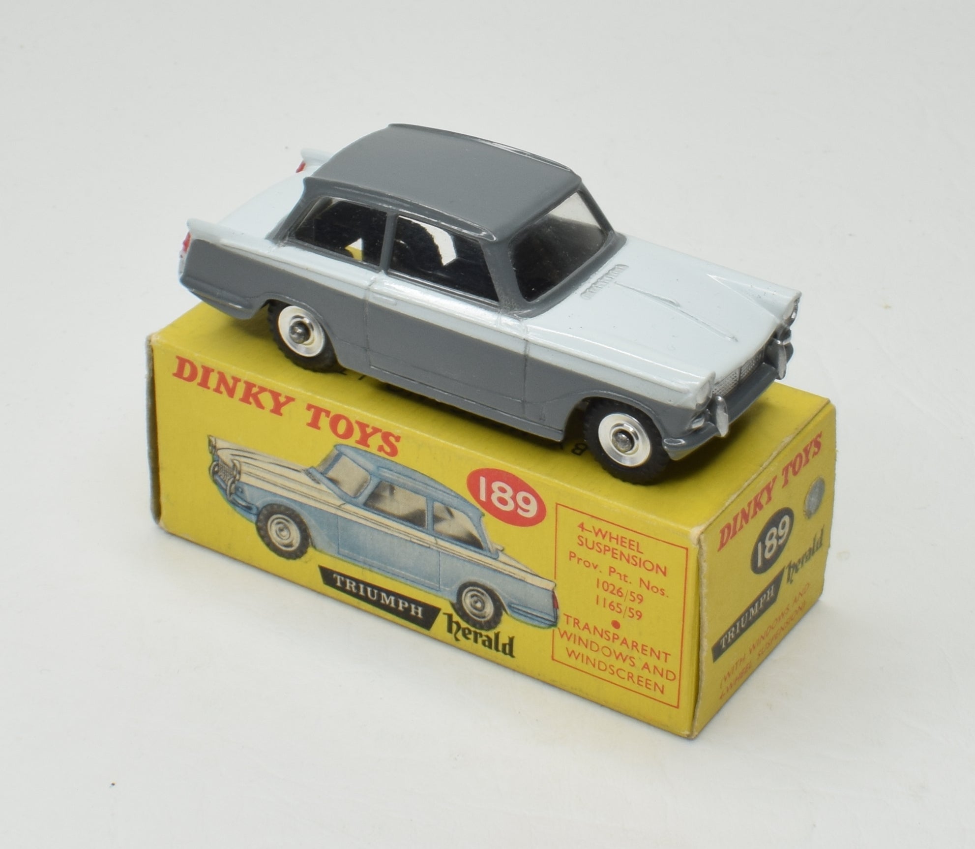 Dinky Toys 189 Triumph Herald 'Promotional' Virtually Mint/Boxed 