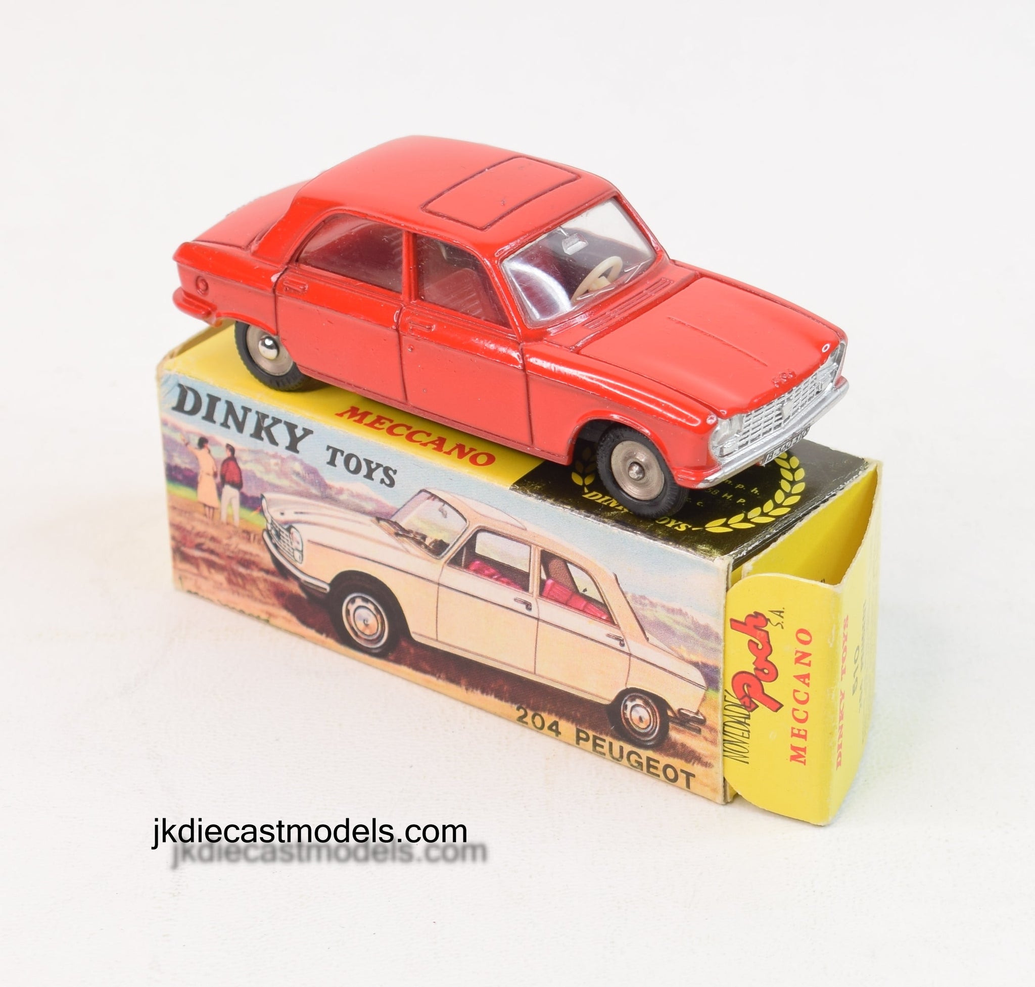 Dinky toys Spain - Peugeot 204 couleur blanche - neuf en boite ref 510, Vente aux enchères Dinky toys Spain - Peugeot 204 couleur blanche - neuf en boite ref 510, Vente aux enchères