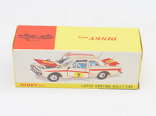 Dinky toys 205 Lotus Cortina Rally car Box only