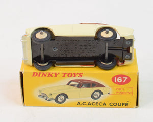 Dinky Toys 167 A.C Aceca Near Virtually Mint/Boxed 'Dinky sports car' Collection