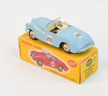 Dinky toys 107 Sunbeam Alpine Sports Very Near Mint/Boxed 'Hugglescote' Collection