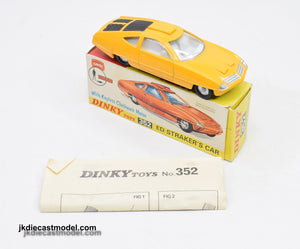 Dinky toys 352 Ed Straker's car Very Near Mint/Boxed 'Carlton' Collection