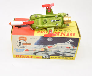 Dinky toys 351 SHADO UFO Interceptor Very Near Mint/Boxed