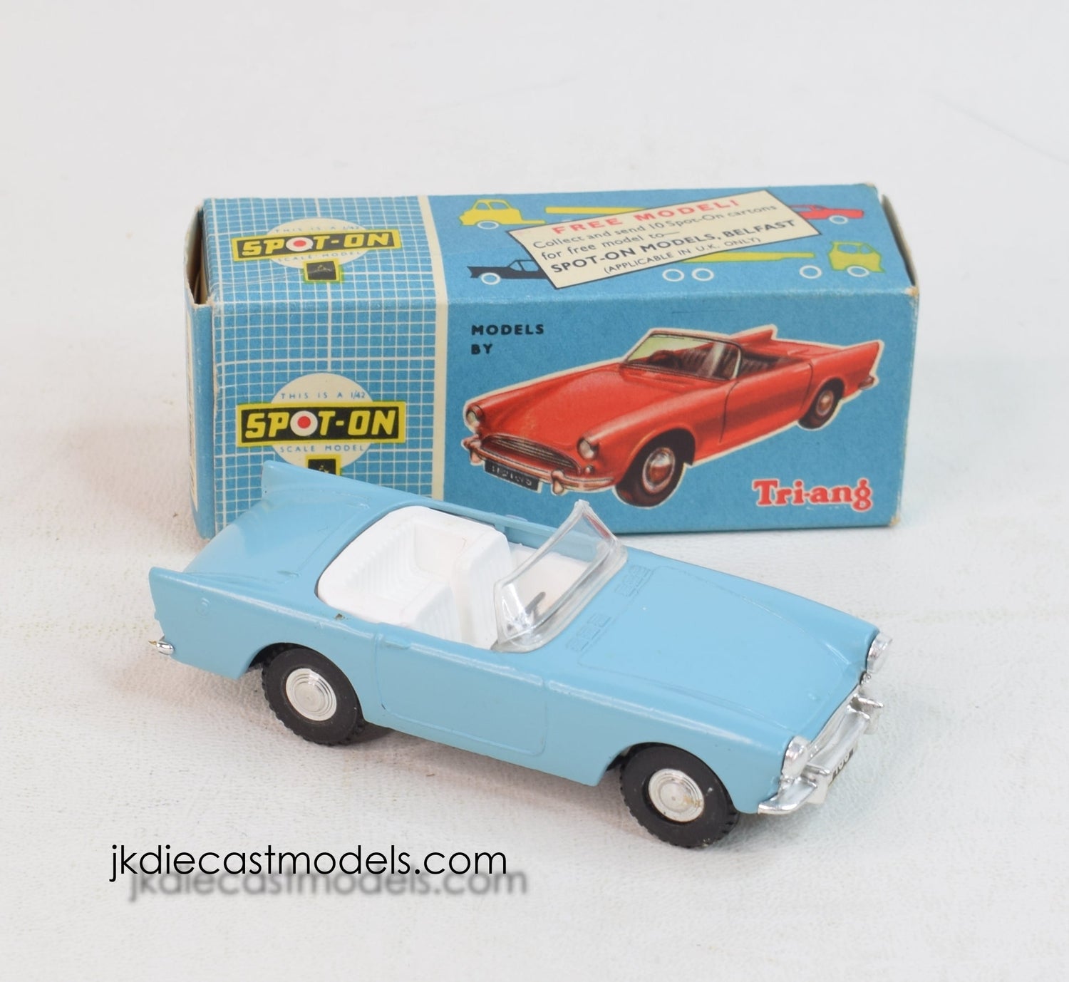 Spot-on 191 Sunbeam Alpine Virtually Mint/Boxed (Type 3 box)