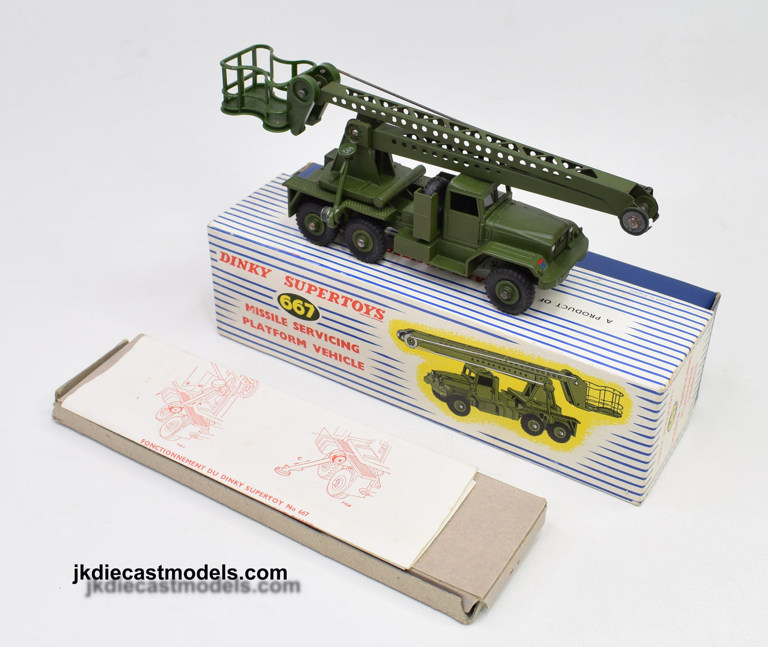 Dinky toys 667 Missile Service Platform Virtually Mint/Boxed