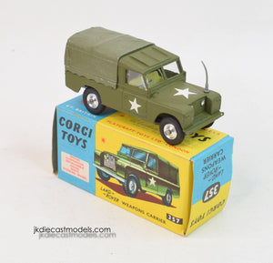 Corgi Toys 357 Land-Rover Weapons carrier Virtually Mint/Nice box