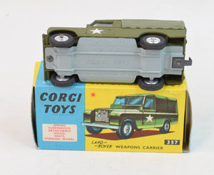 Corgi Toys 357 Land-Rover Weapons carrier Virtually Mint/Nice box