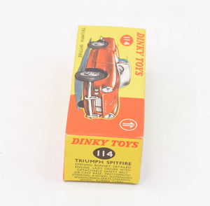 Dinky toy 114 Triumph Spitfire (Box only)