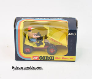 Corgi toys 403 Skip Dumper Mint/Lovely box