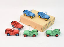 Dinky Toys 25J Jeep - Trade box of 6 Virtually Mint/Boxed 'Sileby' Collection